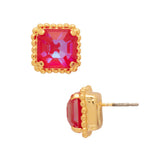 [Sorrelli] Izzy Decorated Stud Earrings – Royal Red Delite - The Pink Pineapple 850