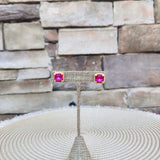 [Sorrelli] Izzy Decorated Stud Earrings – Royal Red Delite - The Pink Pineapple 850