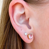 [Sorrelli] Jayda Stud Earrings in Big Flirt Pink - The Pink Pineapple 850