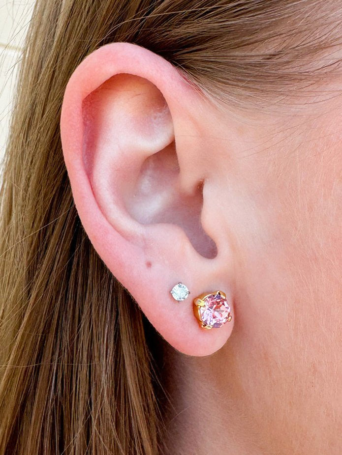 [Sorrelli] Jayda Stud Earrings in Big Flirt Pink - The Pink Pineapple 850
