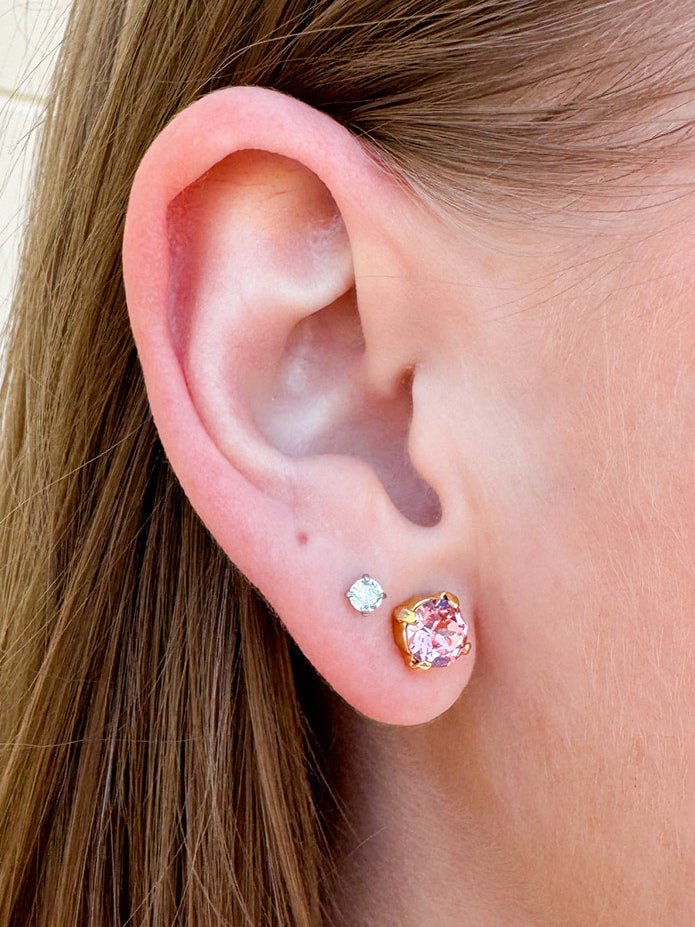 [Sorrelli] Jayda Stud Earrings in Big Flirt Pink - The Pink Pineapple 850