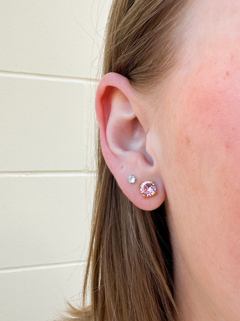 [Sorrelli] Jayda Stud Earrings in Big Flirt Pink - The Pink Pineapple 850