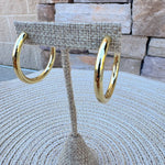 [Sorrelli] Keeley Hoop Earrings Bare Metallic - The Pink Pineapple 850