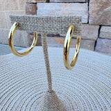 [Sorrelli] Keeley Hoop Earrings Bare Metallic - The Pink Pineapple 850