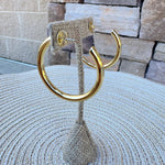 [Sorrelli] Keeley Hoop Earrings Bare Metallic - The Pink Pineapple 850