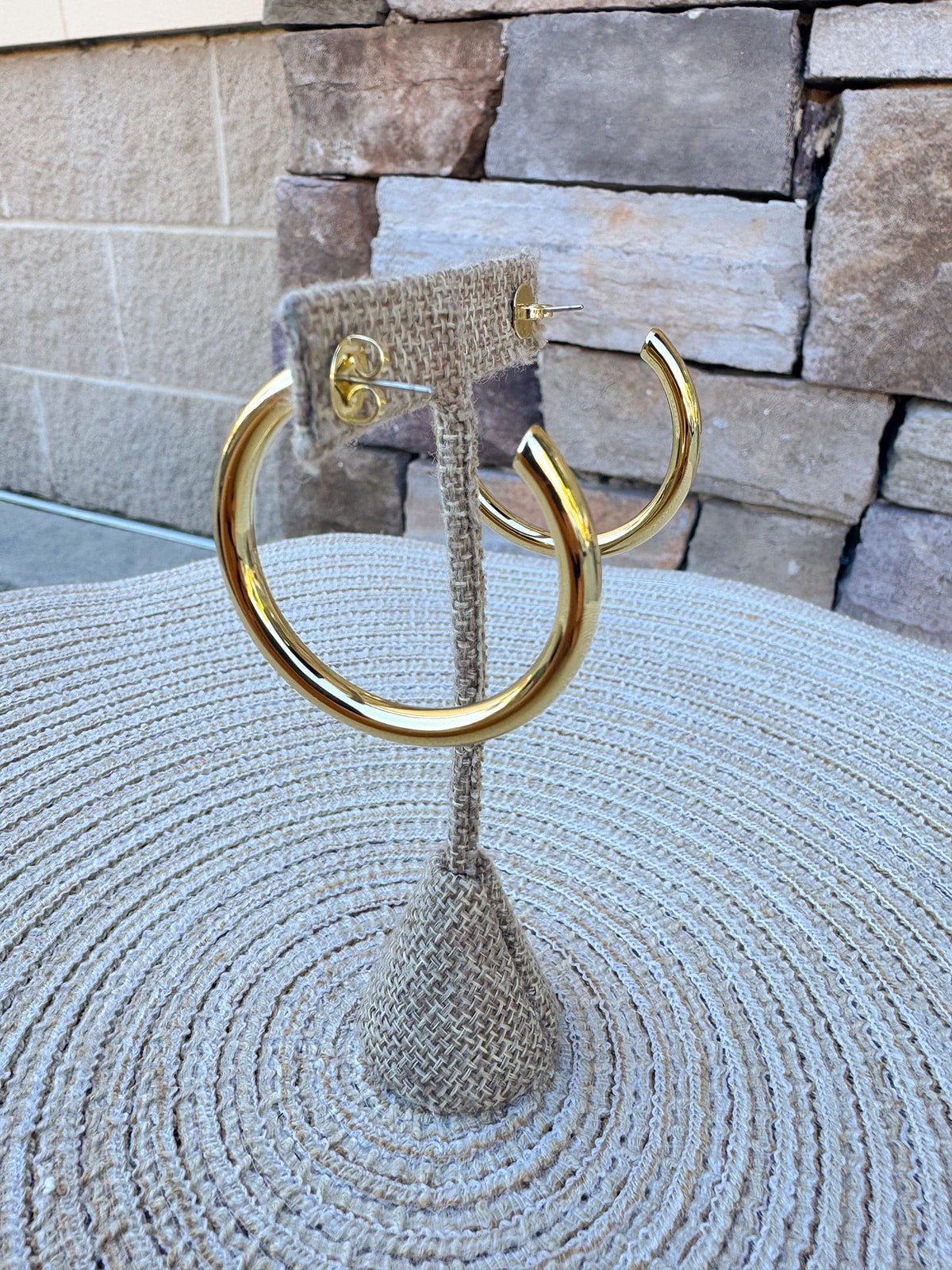 [Sorrelli] Keeley Hoop Earrings Bare Metallic - The Pink Pineapple 850