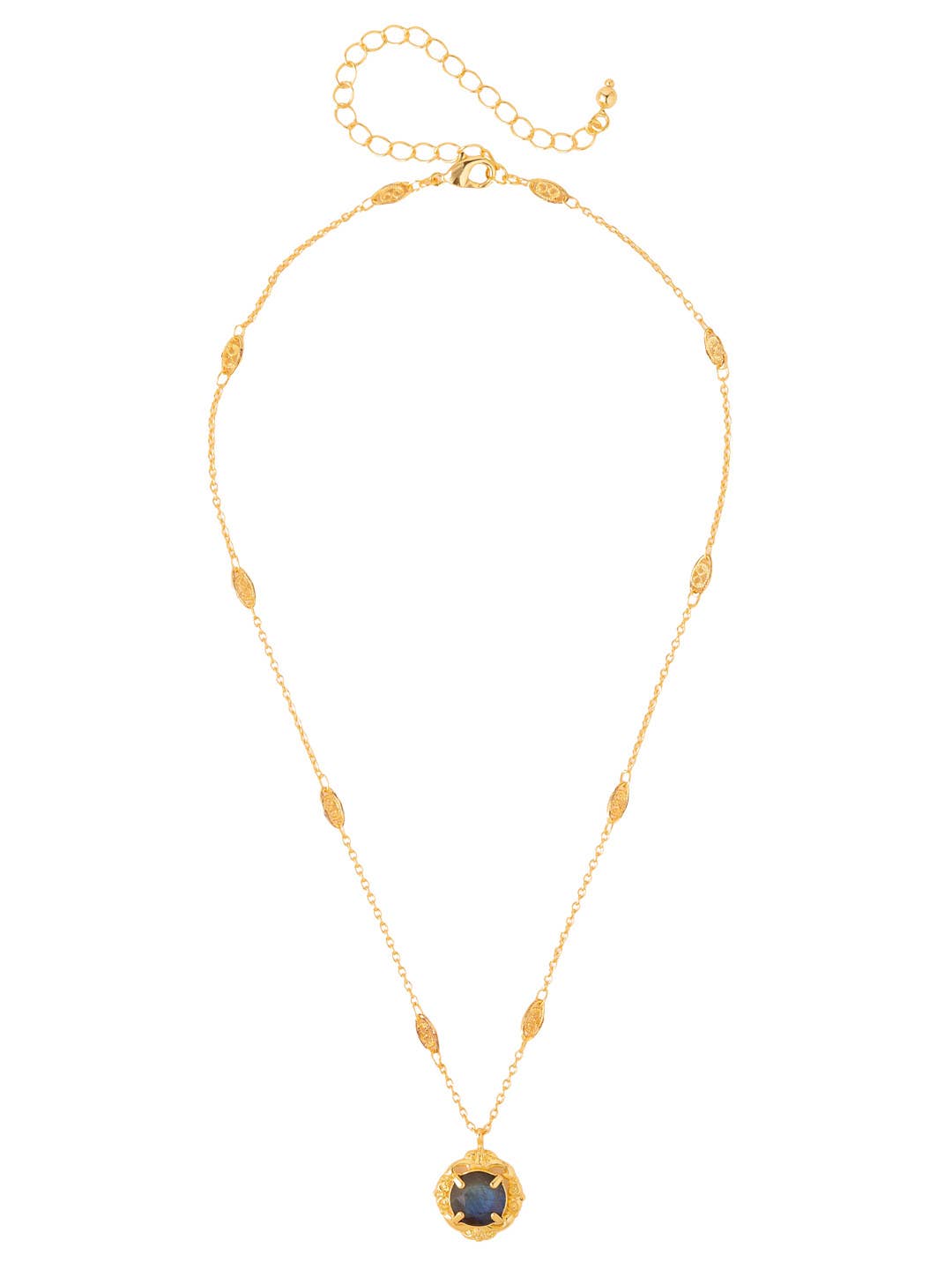 [Sorrelli] Lori Pendant Necklace - Labradorite - The Pink Pineapple 850