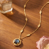[Sorrelli] Lori Pendant Necklace - Labradorite - The Pink Pineapple 850