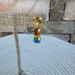 [Sorrelli] Matilda Triple Dangle Earrings – Blue - The Pink Pineapple 850