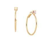 [Sorrelli] Mini Serafina Hoop Earrings in Aurora Borealis - The Pink Pineapple 850