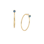 [Sorrelli] Mini Serfafina Hoop Earrings in Ocean Delite - The Pink Pineapple 850