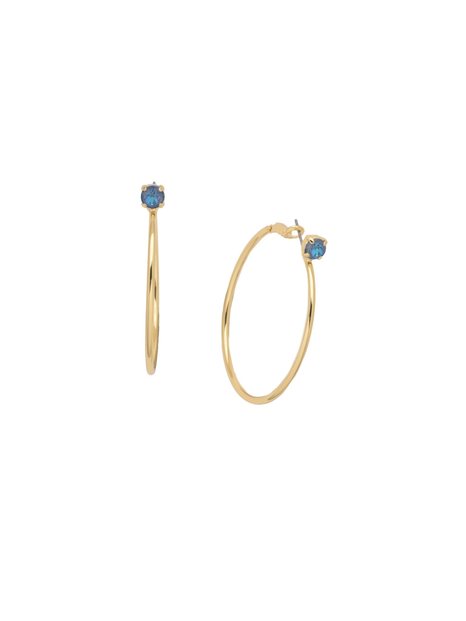 [Sorrelli] Mini Serfafina Hoop Earrings in Ocean Delite - The Pink Pineapple 850