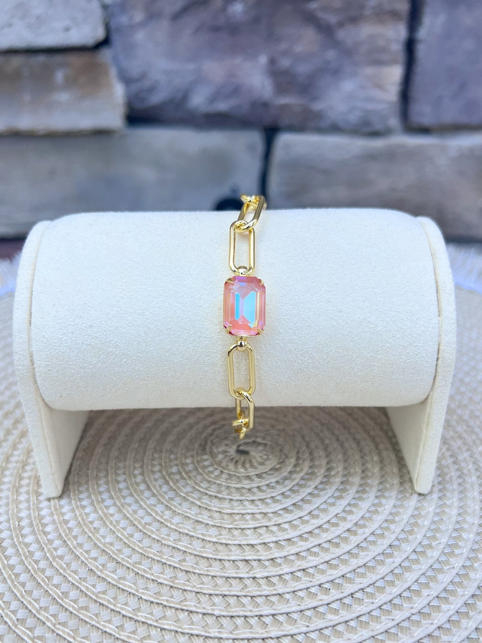 [Sorrelli] Nia Tennis Bracelet – Orange - The Pink Pineapple 850