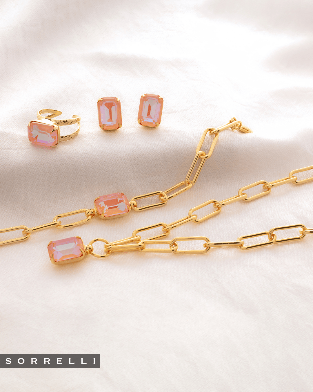 [Sorrelli] Nia Tennis Bracelet – Orange - The Pink Pineapple 850