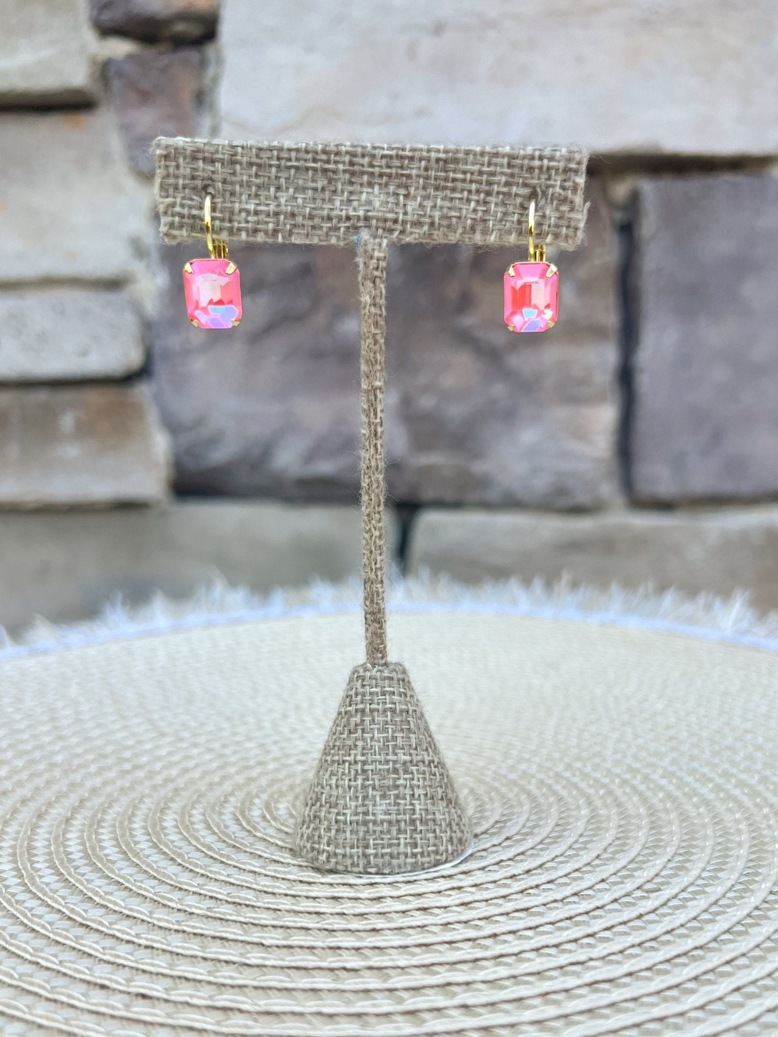 [Sorrelli] Octavia Dangle Earrings Big Flirt - The Pink Pineapple 850