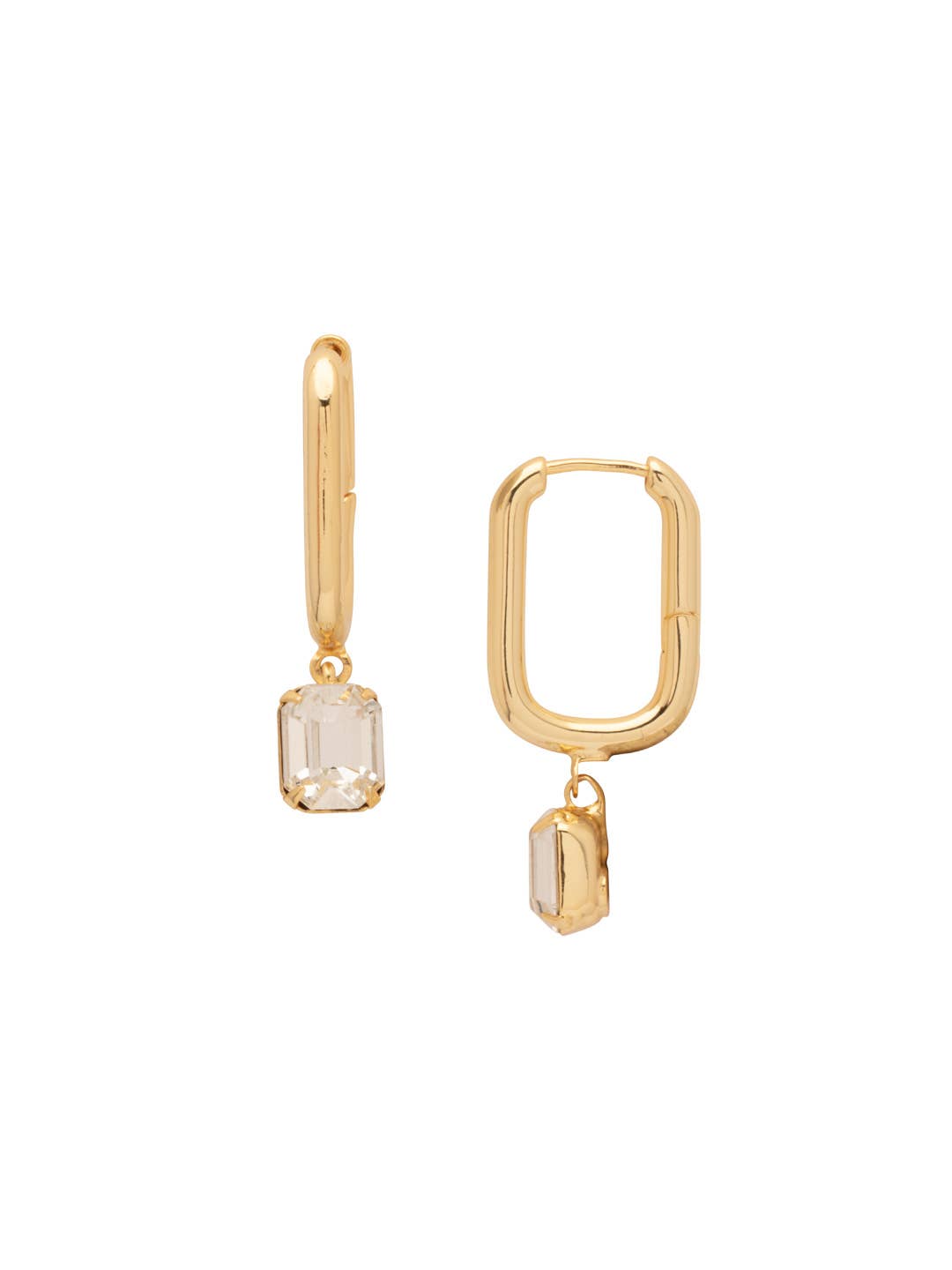 [Sorrelli] Octavia Rectangle Hoop Earrings - The Pink Pineapple 850