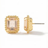 [Sorrelli] Octavia Scalloped Stud Earrings – Metallic - The Pink Pineapple 850