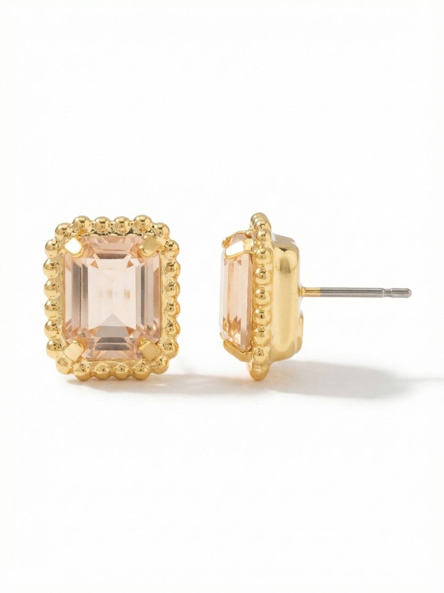 [Sorrelli] Octavia Scalloped Stud Earrings – Metallic - The Pink Pineapple 850