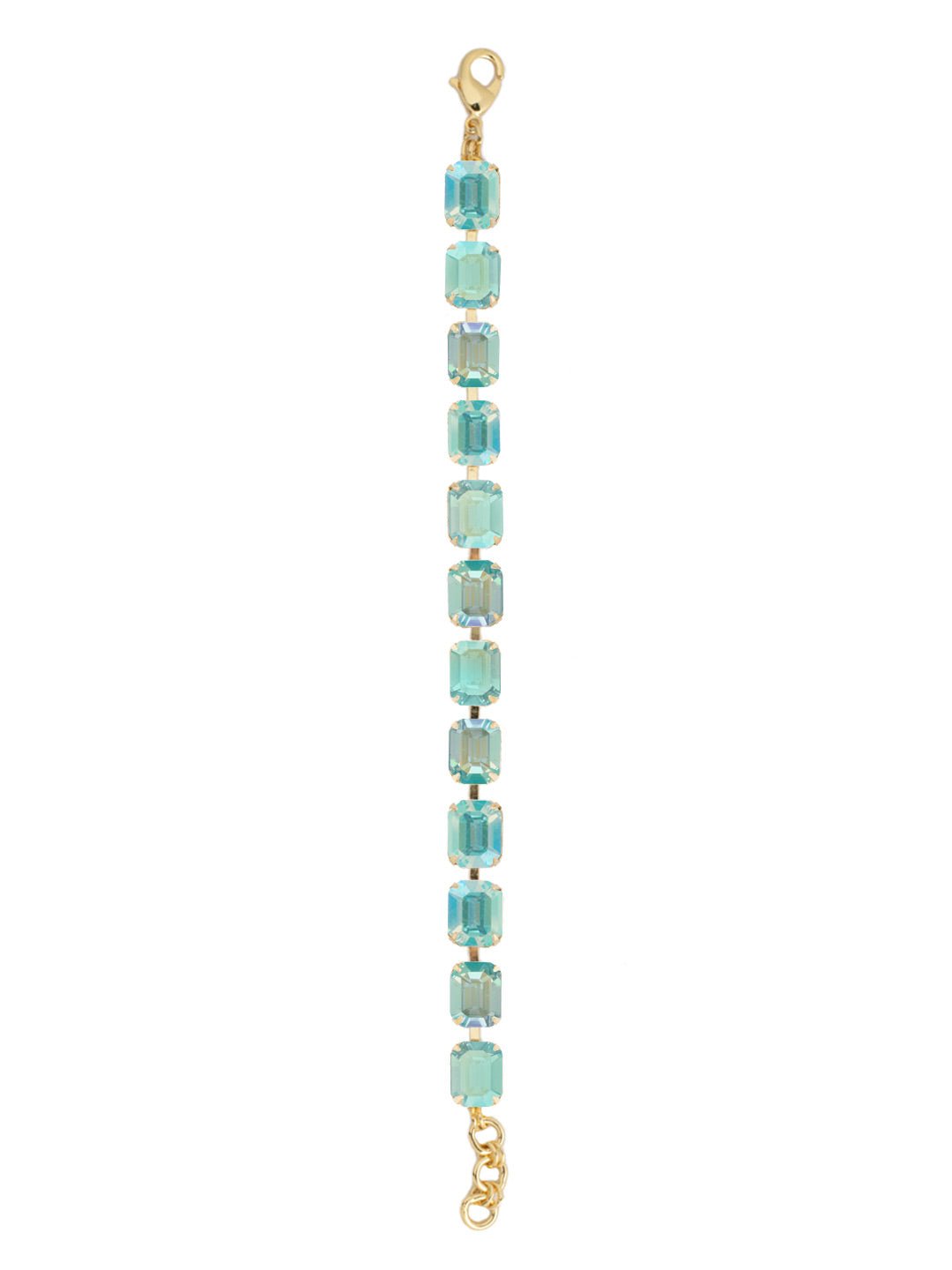 [Sorrelli] Octavia Tennis Bracelet Aqua Aurora Borealis - The Pink Pineapple 850