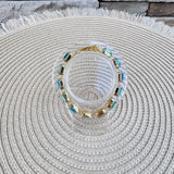 [Sorrelli] Octavia Tennis Bracelet Aqua Aurora Borealis - The Pink Pineapple 850