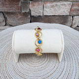 [Sorrelli] Odessa Tennis Bracelet – Vibrant - The Pink Pineapple 850