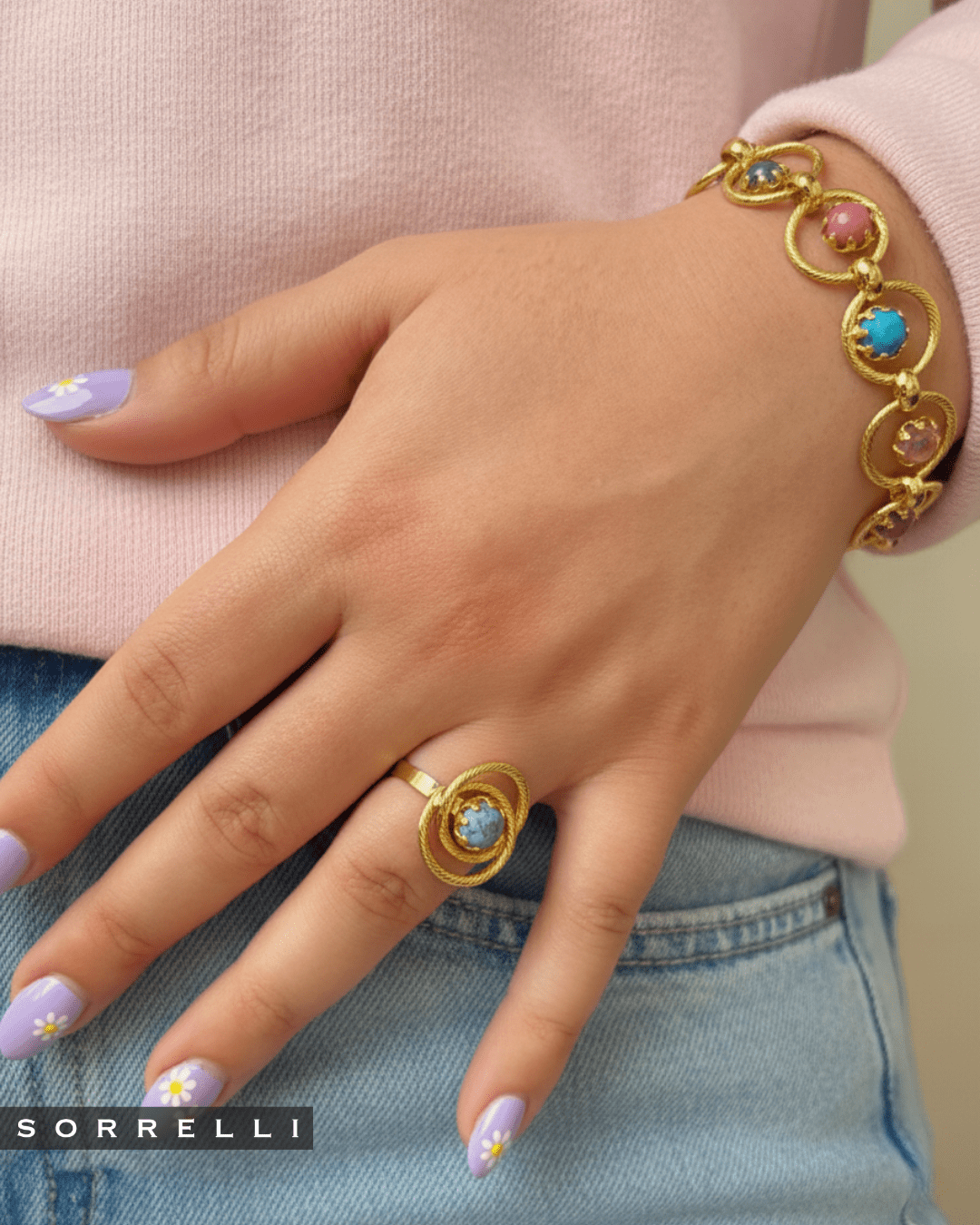 [Sorrelli] Odessa Tennis Bracelet – Vibrant - The Pink Pineapple 850