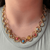 [Sorrelli] Odessa Tennis Necklace – Vibrant - The Pink Pineapple 850