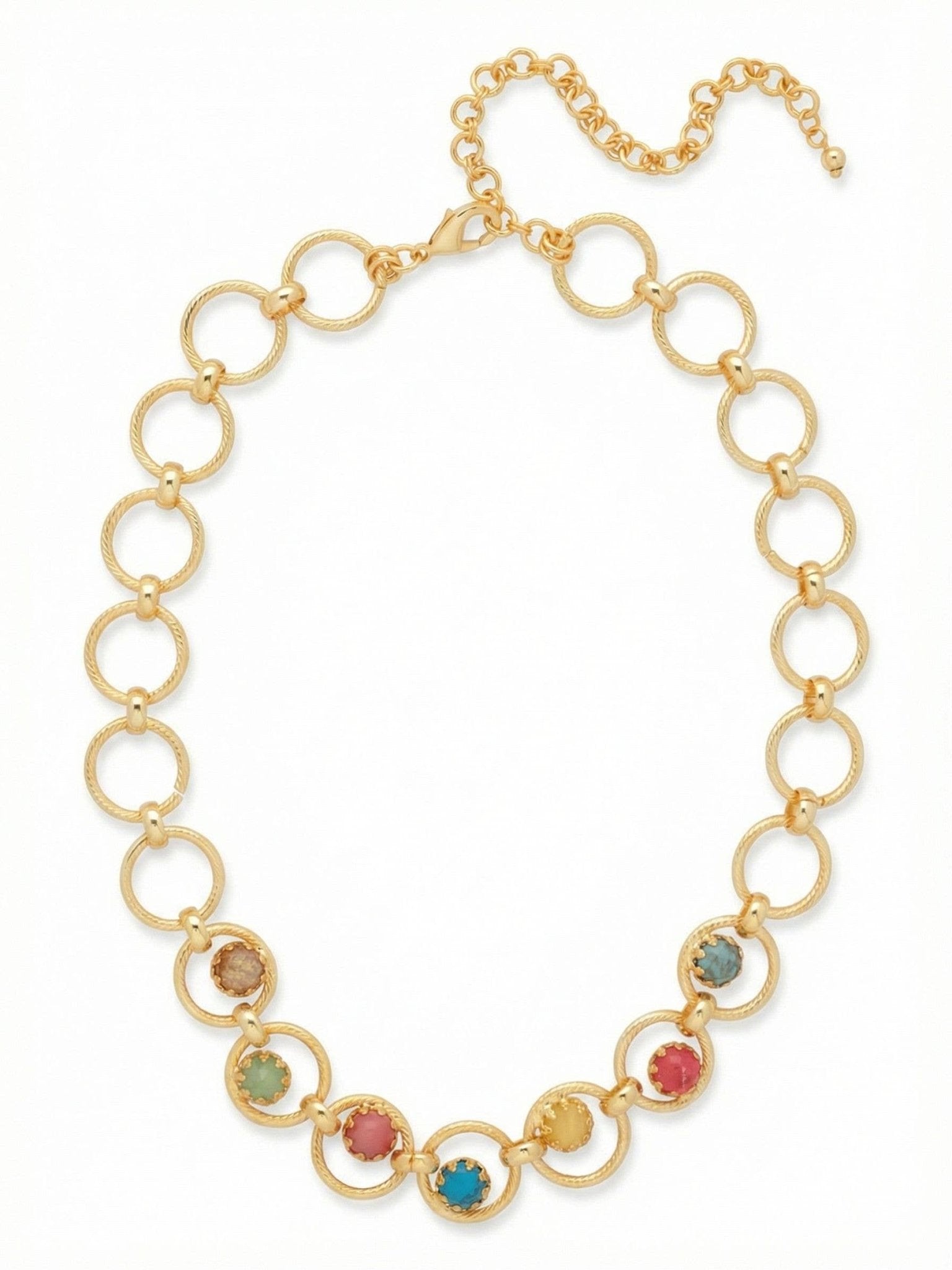 [Sorrelli] Odessa Tennis Necklace – Vibrant - The Pink Pineapple 850