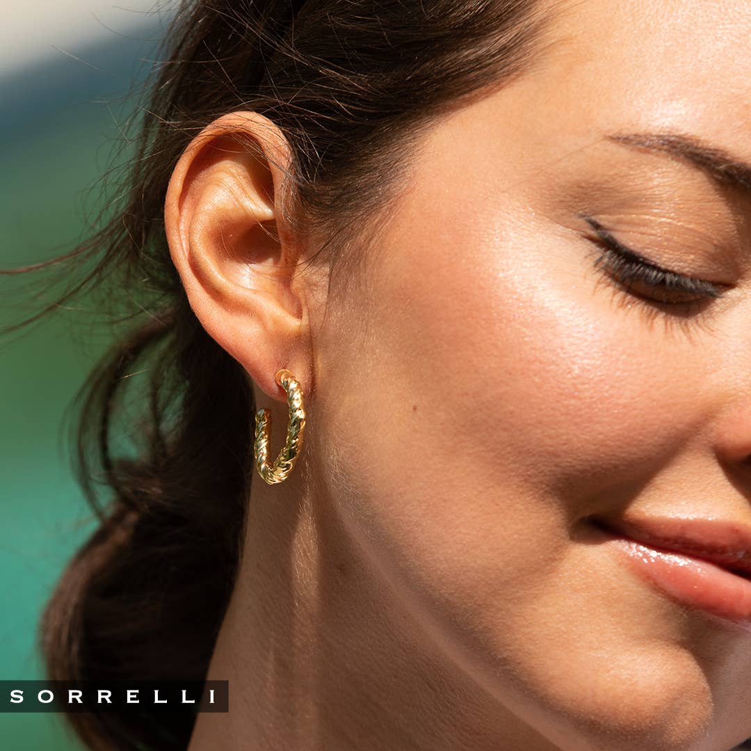 [Sorrelli] Olive Hoop Earrings - The Pink Pineapple 850