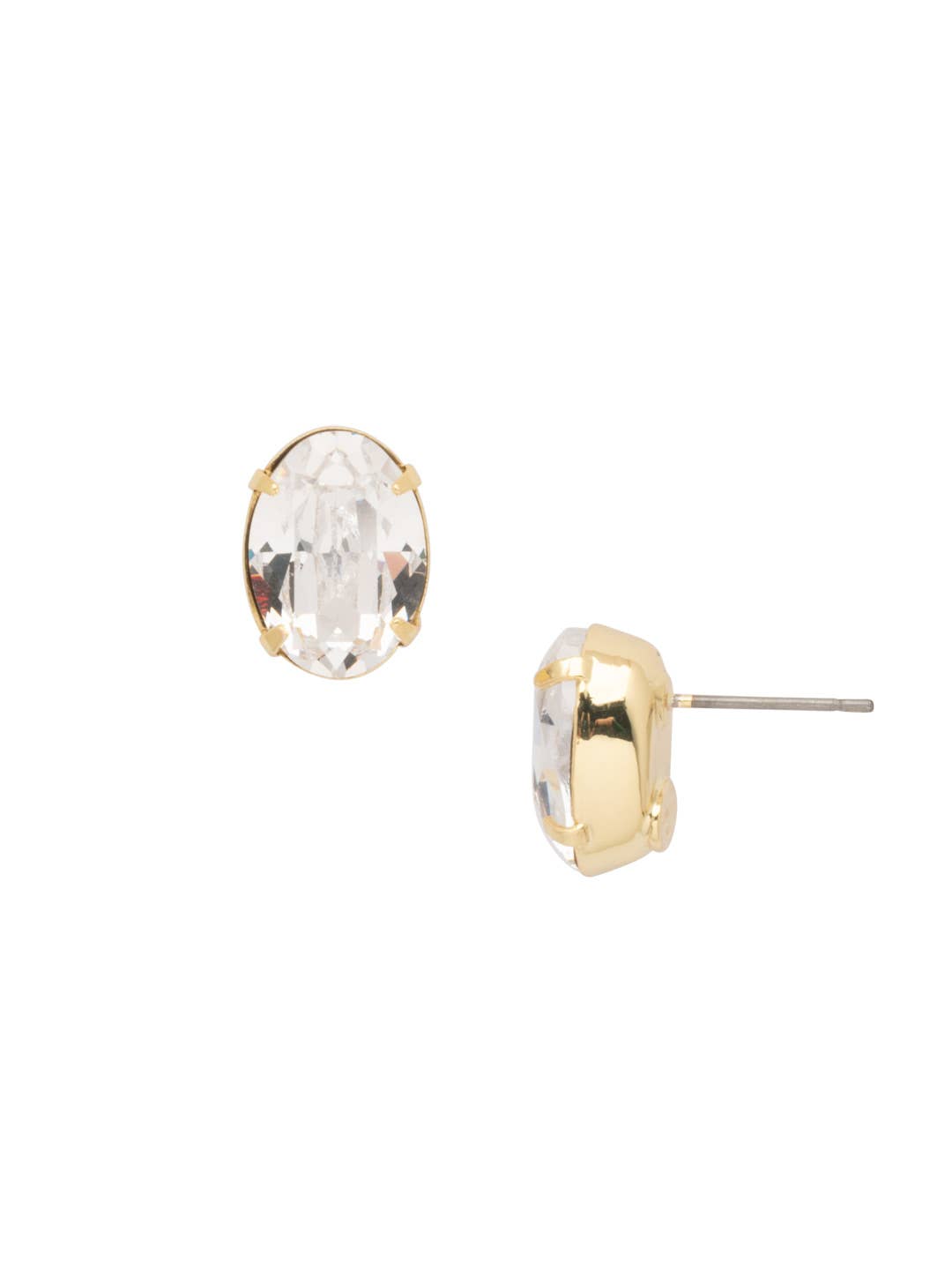 [Sorrelli] Oval Cut Stud Earrings - The Pink Pineapple 850