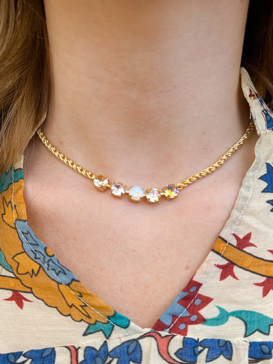 Sorrelli Shannon Tennis Necklace - The Pink Pineapple 850