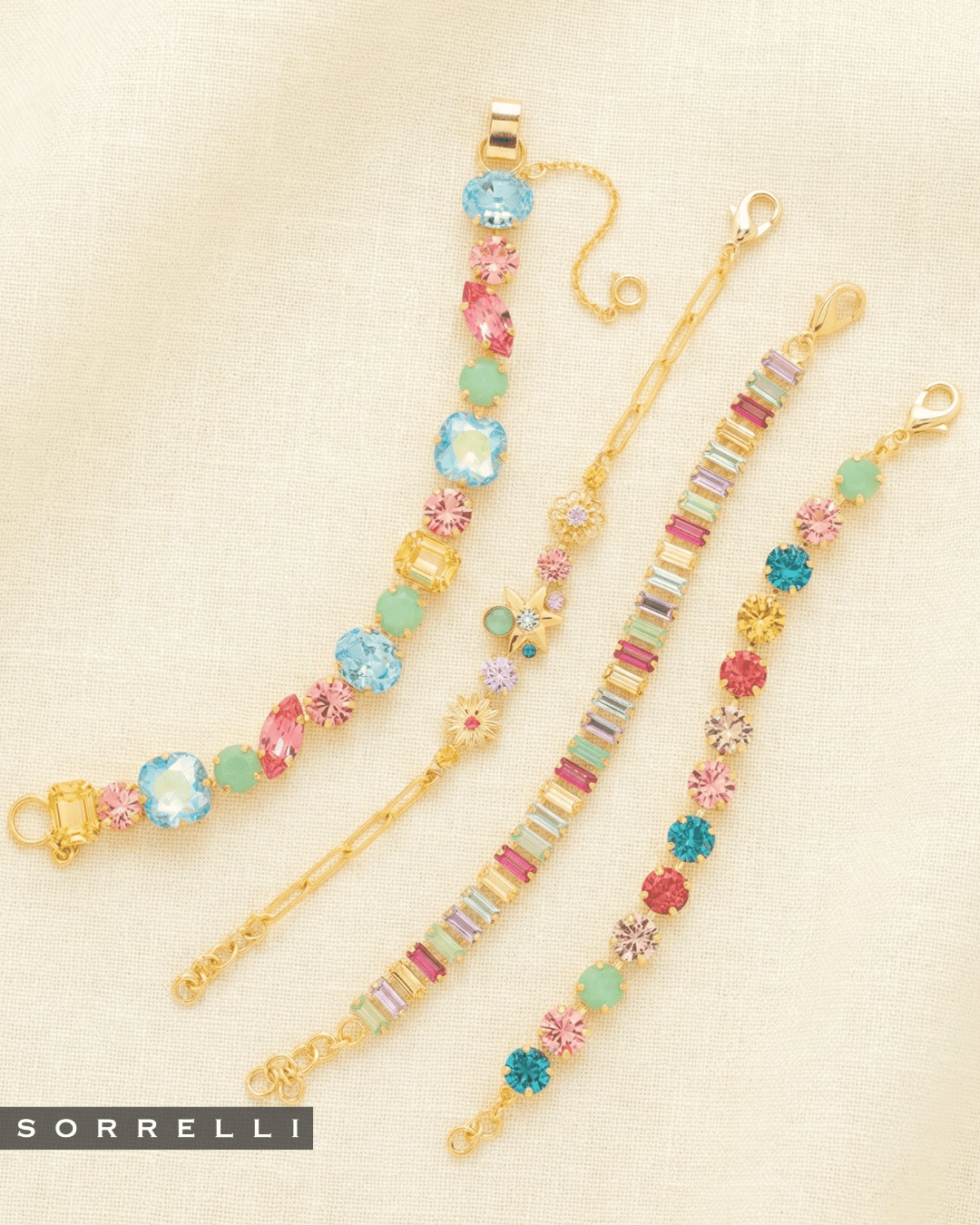 [Sorrelli] Sienna Tennis Bracelet - The Pink Pineapple 850