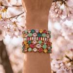 [Sorrelli] Sienna Tennis Bracelet - The Pink Pineapple 850