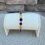 [Sorrelli] Sienna Tennis Bracelet - Blue Multi - The Pink Pineapple 850