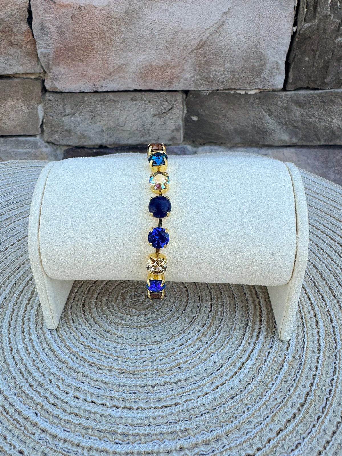 [Sorrelli] Sienna Tennis Bracelet - Blue Multi - The Pink Pineapple 850