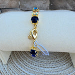 [Sorrelli] Sienna Tennis Bracelet - Blue Multi - The Pink Pineapple 850