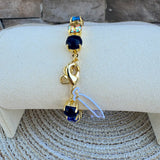 [Sorrelli] Sienna Tennis Bracelet - Blue Multi - The Pink Pineapple 850