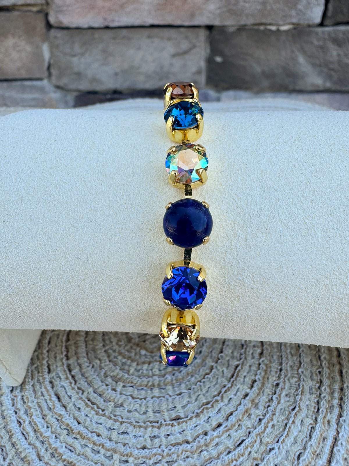 [Sorrelli] Sienna Tennis Bracelet - Blue Multi - The Pink Pineapple 850