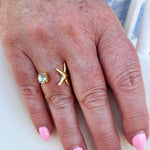 [Sorrelli] Starfish Open Band Ring - The Pink Pineapple 850