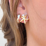 [Sorrelli] Starfish Stud Earrings - The Pink Pineapple 850