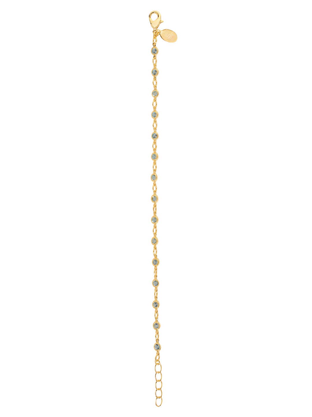 [Sorrelli] Studio Channel Crystal Tennis Bracelet - Aquamarine - The Pink Pineapple 850