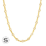 [Sorrelli] Studio Channel Crystal Tennis Necklace - The Pink Pineapple 850