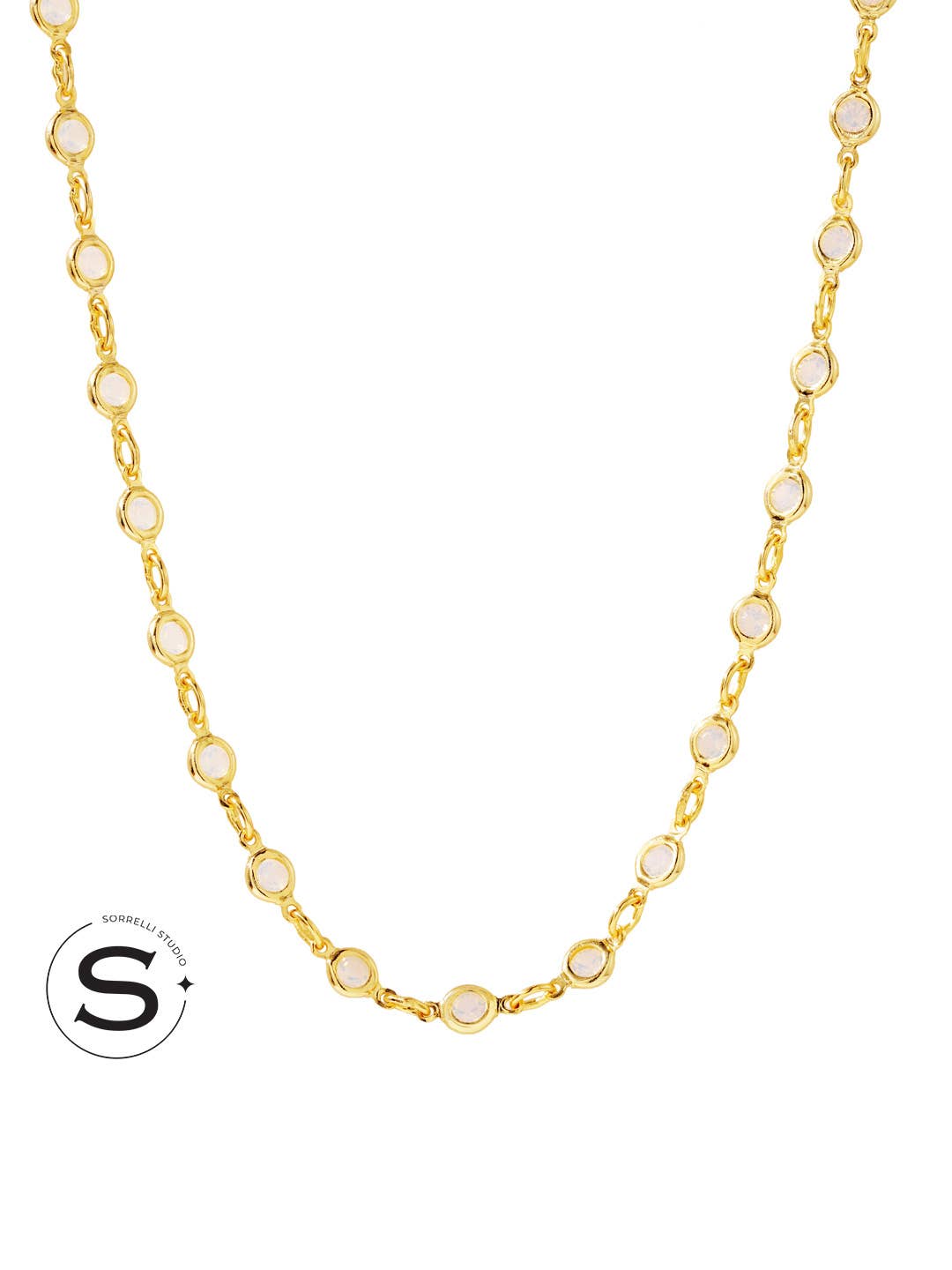 [Sorrelli] Studio Channel Crystal Tennis Necklace - The Pink Pineapple 850
