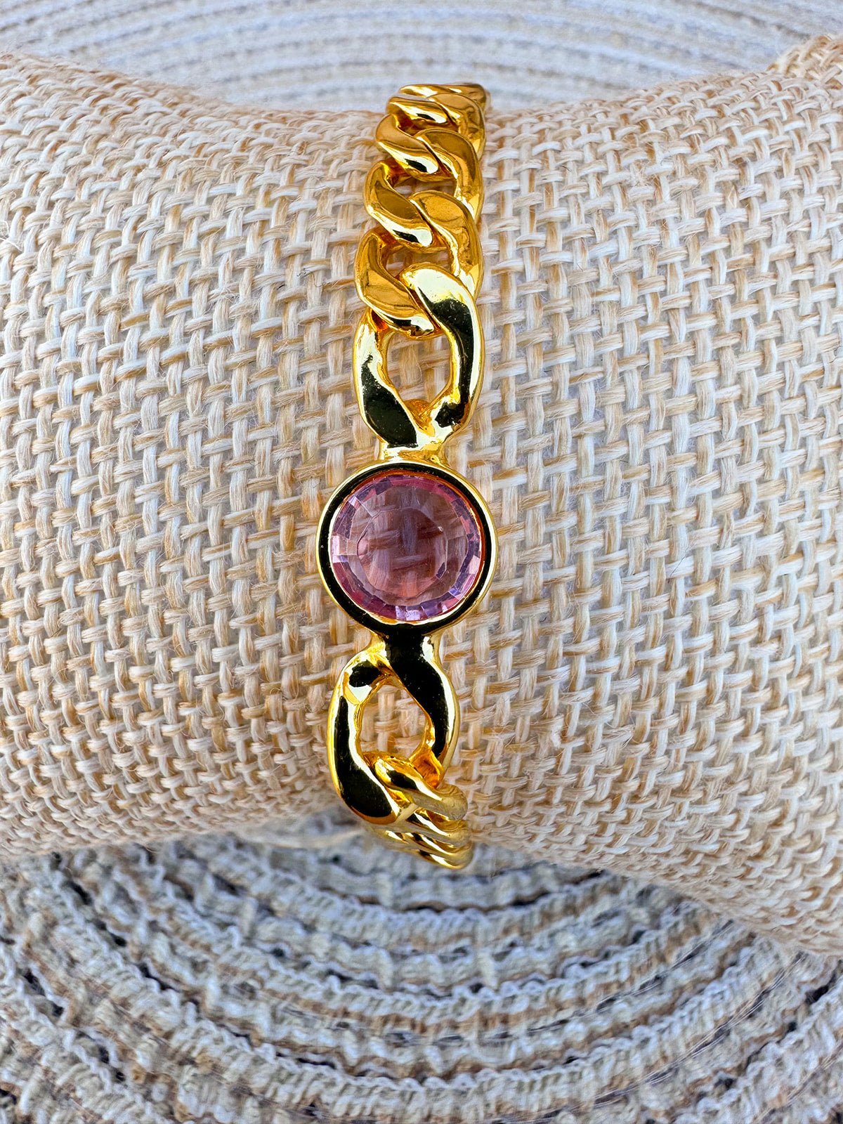 [Sorrelli] Studio Single Crystal Tennis Bracelet - Pink - The Pink Pineapple 850
