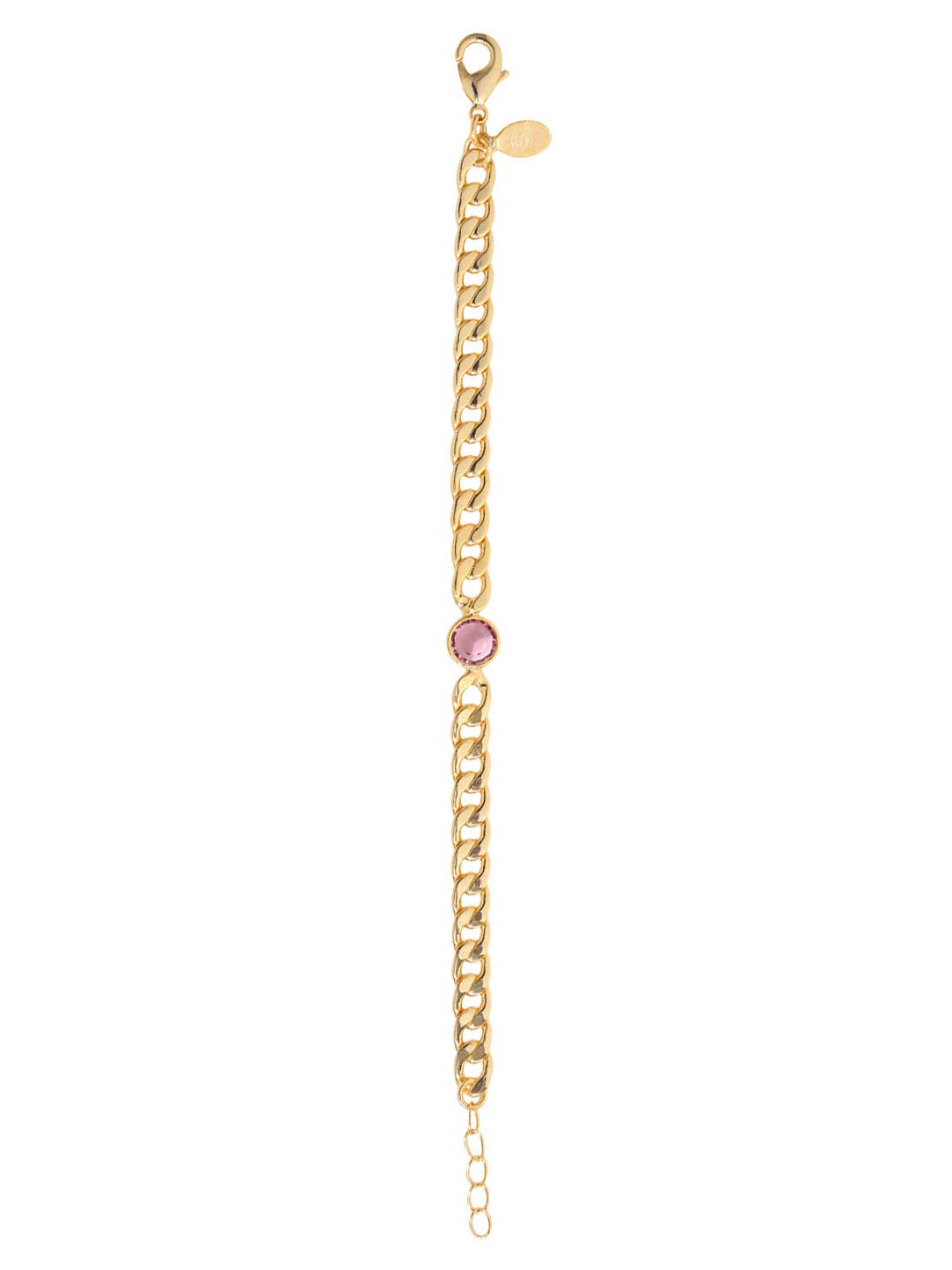 [Sorrelli] Studio Single Crystal Tennis Bracelet - Pink - The Pink Pineapple 850
