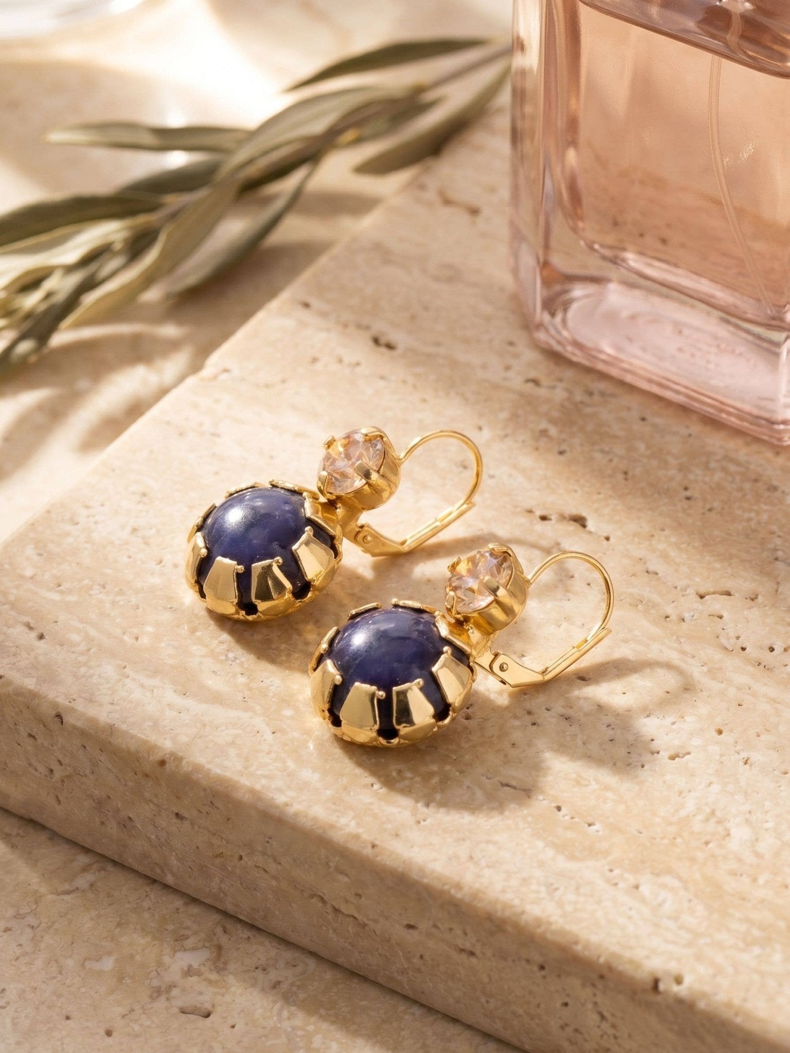 [Sorrelli] Tatiana Dangle Earrings - Blue - The Pink Pineapple 850