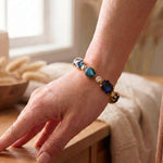 [Sorrelli] Tatiana Tennis Bracelet - Multi Blue - The Pink Pineapple 850