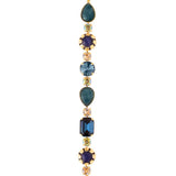[Sorrelli] Tatiana Tennis Bracelet - Multi Blue - The Pink Pineapple 850