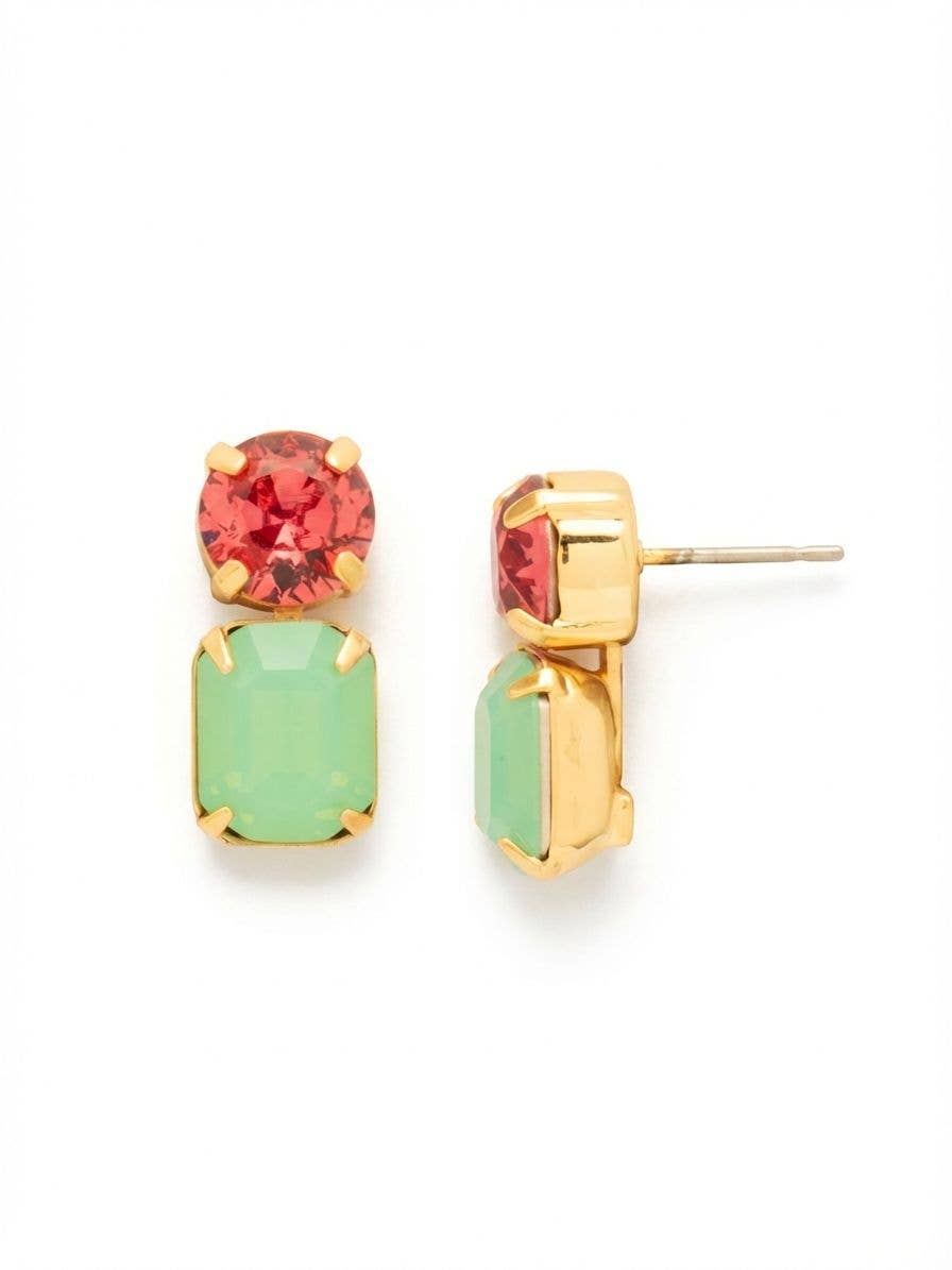 [Sorrelli] Zelie Dangle Earrings – Vibrant - The Pink Pineapple 850
