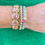 Sparkly Pink Disco Bracelet Set - The Pink Pineapple 850